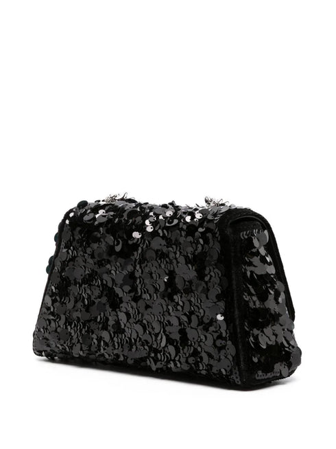 Bolso mini con lazo adornado con lentejuelas